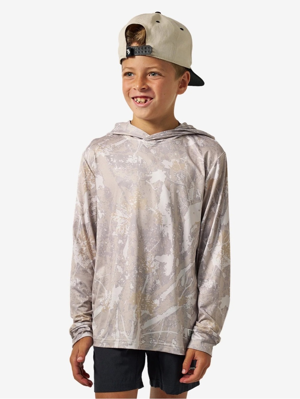 Burlebo Youth Drifter Camo Performance Hoodie